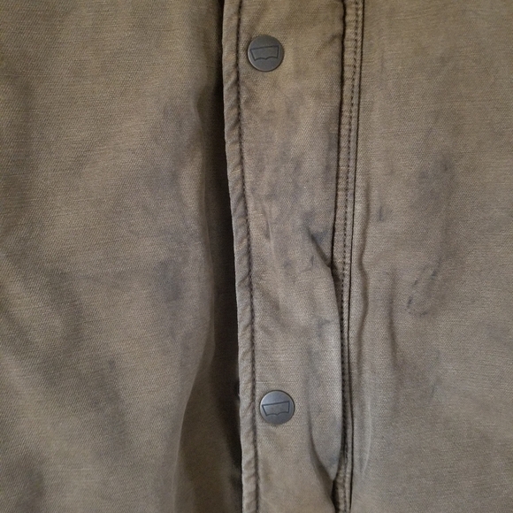 Men's Vintage Levis Tan Canvas Jacket - Picture 2 of 9